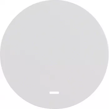 Buton basculant Hager WLW1331WG cu lentilă transparentă R.Classic alb polar lucios