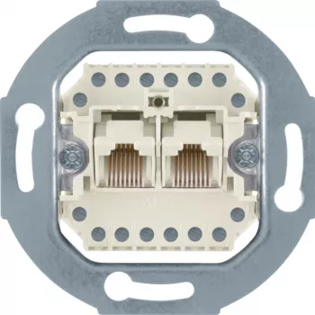 Hager WDF41083 Priză UAE 8/8 poli modul alb