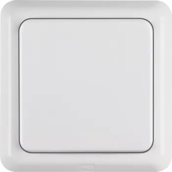 Hager WWG1111PW Priză SCHUKO cu capac rabatabil și ramă WG UP IP44 alb pur
