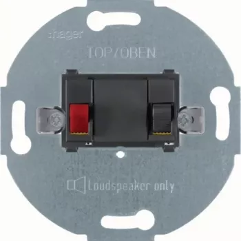 Hager WDF4800AT1 Modul conexiune difuzor, antracit mat, modul de inserție