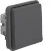 Hager WNA140 Priză SCHUKO cu capac rabatabil, IP55, gri, seria W.1