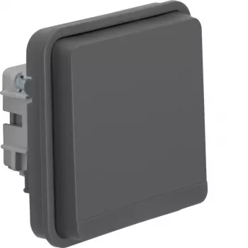 Hager WNA140 Priză SCHUKO cu capac rabatabil, IP55, gri, seria W.1
