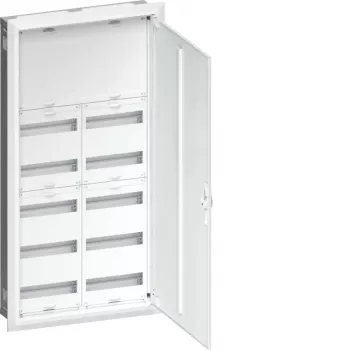 Hager FWU72N Flush-Mounted Distribution Board 140 PLE IP30 1102x555x112mm Steel White
