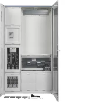 Hager FP93W13N univers N Dulap de măsurare transformator, 200/250 A, IP44, clasa de protecție II