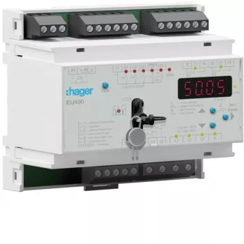 Releu de protecție rețea Hager EU400 protecție NA VDE AR-N 4105 24 V AC/DC