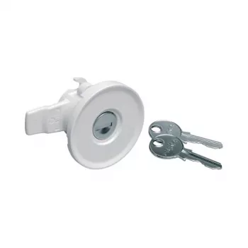 Hager FZ597N Încuietoare universală de dulap cu 2 chei, IP44, încuietoare nr. 1242E