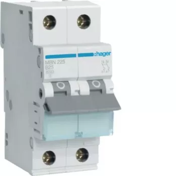Hager MBN225 întrerupător automat 2 poli B-25A 6kA