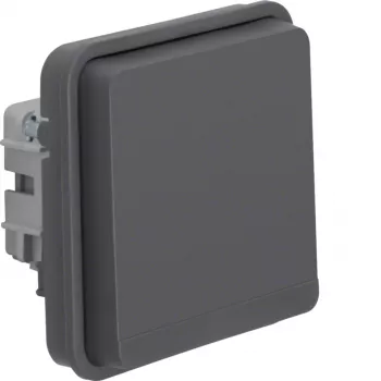 Hager WNA160 modul priză gri (Schuko tip F, 1 priză, 16A, îngropat)