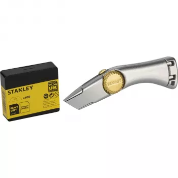 Cuțit universal retractabil Stanley FatMax Titan 0-10-122 cu 100 lame (FMHT10122-0)