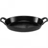 Vas oval din fontă Staub 28 cm negru