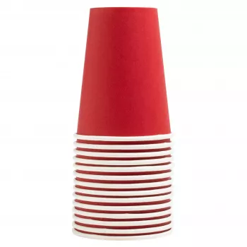 PROnappe 15 Cardboard Cup 200 ml, Red (89115I)