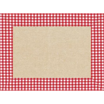 PROnappe 400 Placemat Linen Vichy Multicolored 30.0 x 40.0 cm