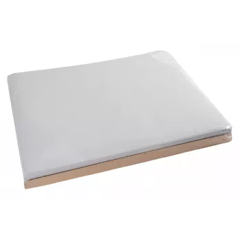 Față de masă de unică folosință PROnappe 400 x 300 mm alb mat hârtie embosată 52 g/m²