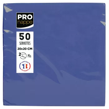 PROnappe Napkins Navy Blue 2-Ply 20.0 x 20.0 cm 50 pcs