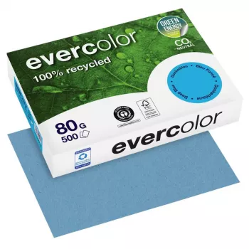 Exacompta Evercolor hârtie reciclată albastru închis DIN A4 80 g/m² 500 coli