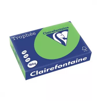 Clairefontaine Trophee Intensiv hârtie colorată pentru copiere A4 160 g/m², 250 coli, verde deschis intens