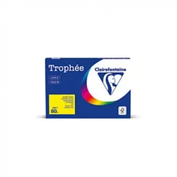 Clairefontaine Trophee Pastel hârtie pentru copiere galbenă A4 80g 500 coli