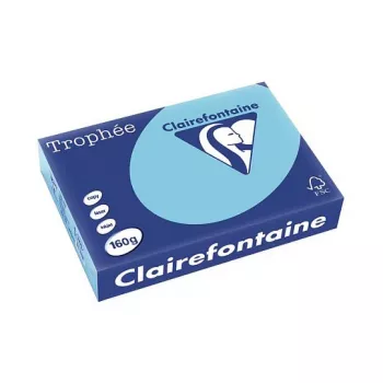 Hârtie de copiere Clairefontaine Trophee Pastell A4 160 g/m² 250 coli Alize Blue