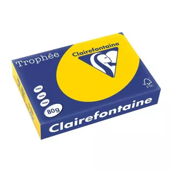 Clairefontaine Trophee Pastel hârtie de copiat A4 80 g/m² 500 coli galben auriu
