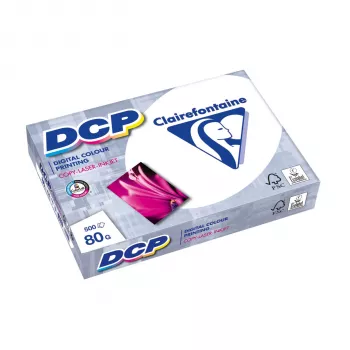 Hârtie pentru imprimare digitală color satinată Clairefontaine DCP 80 g/m² A4 500 coli