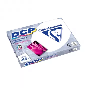 Hârtie satinată Clairefontaine DCP 250 g A4, 125 coli