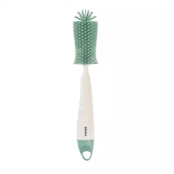 Beaba perie din silicon pentru biberon și tetină Sage Green