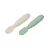 Beaba First Spoons 2 bucăți verde/gri