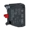 Schneider Electric ZBE102 bloc de contacte auxiliare, 1 NO, clemă cu șurub, Harmony XB4/XB5
