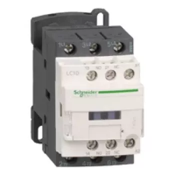 APC Schneider Electric LC1D12BD TeSys D contactor, 3P, 12A AC-3, bobină 24V DC, auxiliar 1NO+1NC, cleme cu șurub