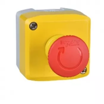 Schneider Electric Harmony XALK Complete Control Station with Red Mushroom Head Push Button