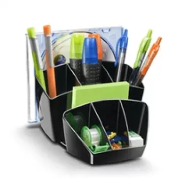 CEP Office Solution suport pentru pixuri Ice Black negru transparent