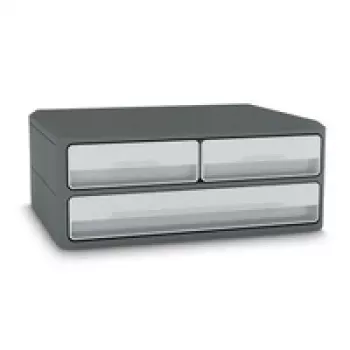 Unitate cu sertare CEP Office Solution MoovUp gri deschis DIN A4 peisaj A5 peisaj cu 3 sertare