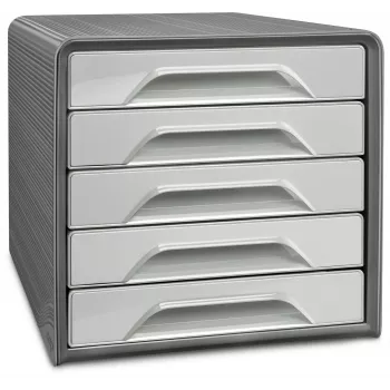 Cutie cu sertare CEP Office Solution Smoove gri deschis cu 5 sertare 1071116361