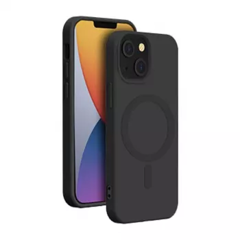 Bigben Interactive Husă soft cu MagSafe pentru Apple iPhone 14, Negru