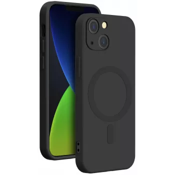 Bigben Interactive Husă soft cu MagSafe pentru Apple iPhone 14 Plus, Negru