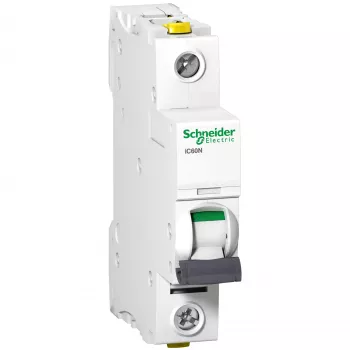 Schneider Electric A9F03106 Întrerupător automat de protecție 6A 10kA 1P curba C Acti9 iC60N