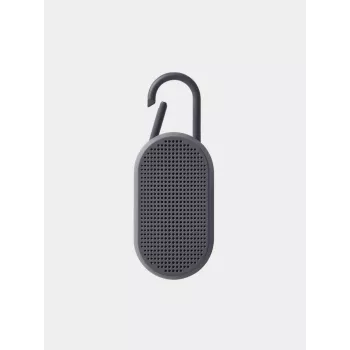 Lexon Mino T Waterproof Speaker with Stand and Carabiner Grey LA124G