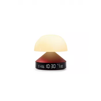 Ceas deșteptător Lexon Mina Sunrise cu lumină de trezire, roșu LR153DR