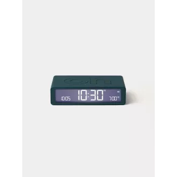 Lexon Flip Classic Alarm Clock Dual-Sided Duck Blue LR157BF9