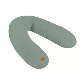 Perină de sarcină și alăptare Beaba Big Flopsy Fleur de Coton Sage Green