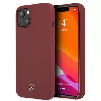Husă rigidă din silicon Mercedes-Benz MEHCP13SSILRE pentru iPhone 13 mini 5,4