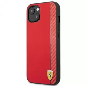Husă rigidă Ferrari On Track Carbon Stripe pentru Apple iPhone 13 mini 5,4