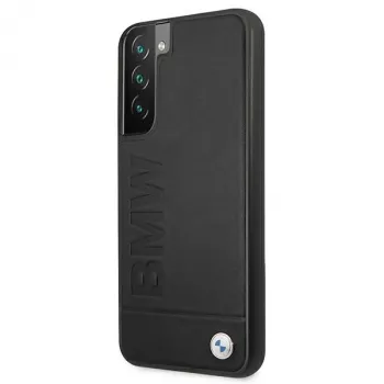 BMW husă rigidă pentru Samsung Galaxy S22+ neagră Signature Logo Imprint