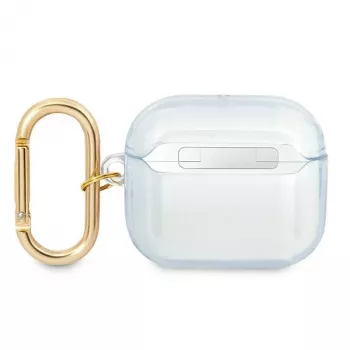 Guess GUA3HHTSB Strap Collection husă de protecție pentru Apple AirPods generația 3 - albastru