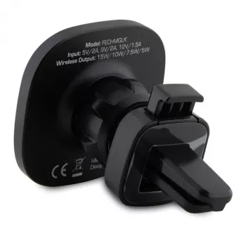 Suport de încărcare wireless inductiv pentru auto Ferrari 15W FECHMGLK pentru grilă de ventilație, negru, MagSafe