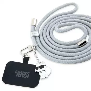 Karl Lagerfeld CBDY Snur universal pentru telefon / bretea (Gri)