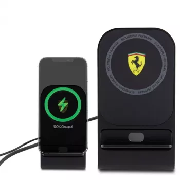 Stație de încărcare wireless MagSafe Ferrari 2023 Collection 15W, neagră