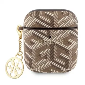 Guess GUA2PGCE4CW AirPods 1/2 Husă Maro GCube Charm