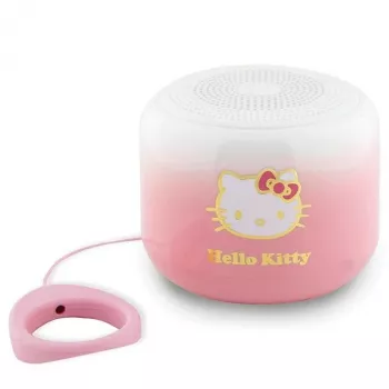 Boxă Bluetooth 5.0 Hello Kitty HKWSBT6GKEP roz cu placare gradient