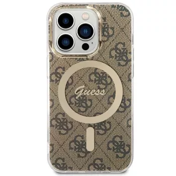 Husă rigidă Guess GUHMP15LH4STW pentru Apple iPhone 15 Pro 6,1